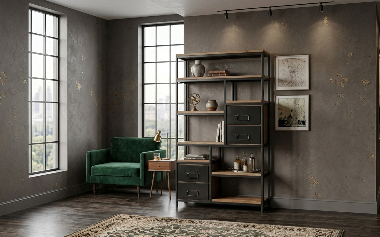 Hudson Bookrack 4 drws
