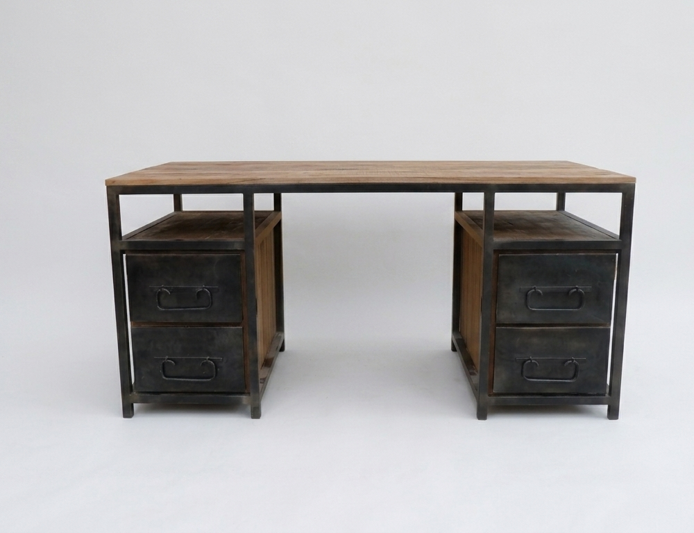 D4 Hudson Desk 4 Drws