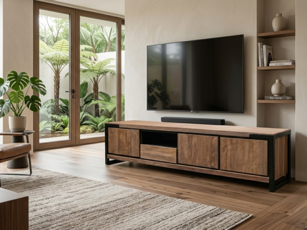 i1 Harlem Tv dressoire 3 doors 1 drawer