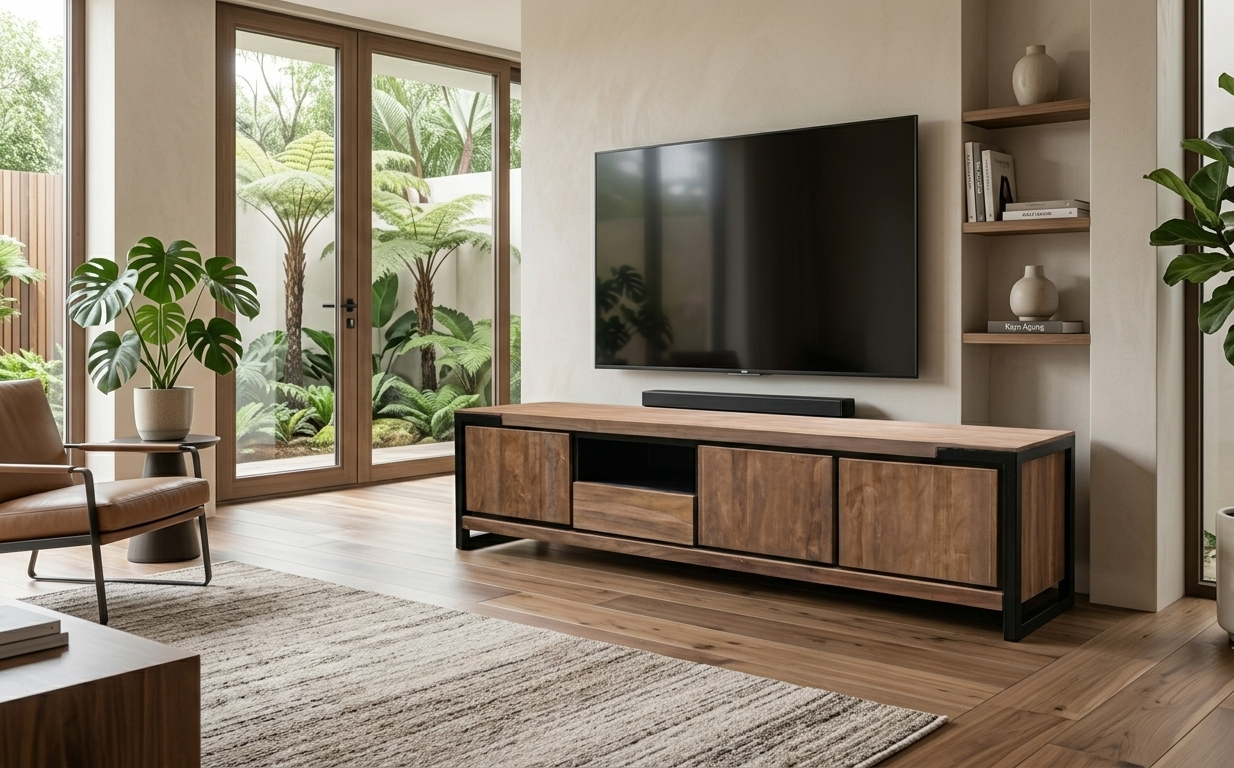 Harlem Tv dressoire 3 doors 1 drawer